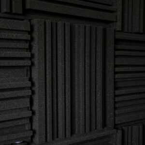 Akustický panel 30×30×5 cm – samolepicí, černý