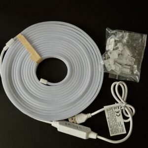 RGB LED pásek 3 m – USB, hudební synchronizace, ohebný design